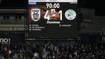 Τα highlights από τον θρίαμβο του ΠΑΟΚ επί του Παναθηναϊκού