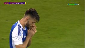 Πρώτη απειλή για τη Ντιναμό με μακρινό σουτ του Μπουλάτ