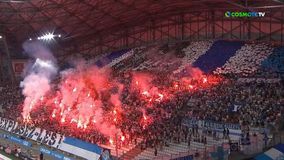 Η είσοδος των ομάδων στο «φλεγόμενο» Βελοντρόμ