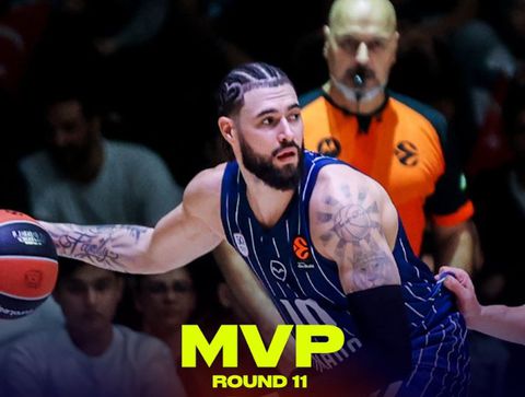 Κορυφαίος της 11ης αγωνιστικής της EuroLeague ο Αϊζάια Κορντινιέ