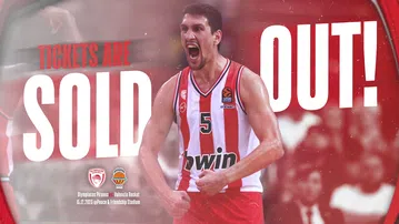 Sold out το Ολυμπιακός - Βαλένθια