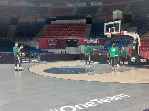 Ο Παναθηναϊκός πάτησε παρκέ στην Fernando Buesa Arena ενόψει Μπασκόνια