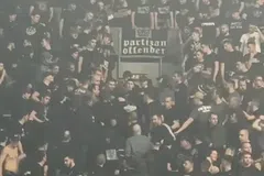 Συμπλοκή στις κερκίδες και βαριά ατμόσφαιρα στο Παρτιζάν - Ολυμπιακός