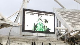 To video στα matrix του ΟΑΚΑ για τον Τάκη Οικονομόπουλο