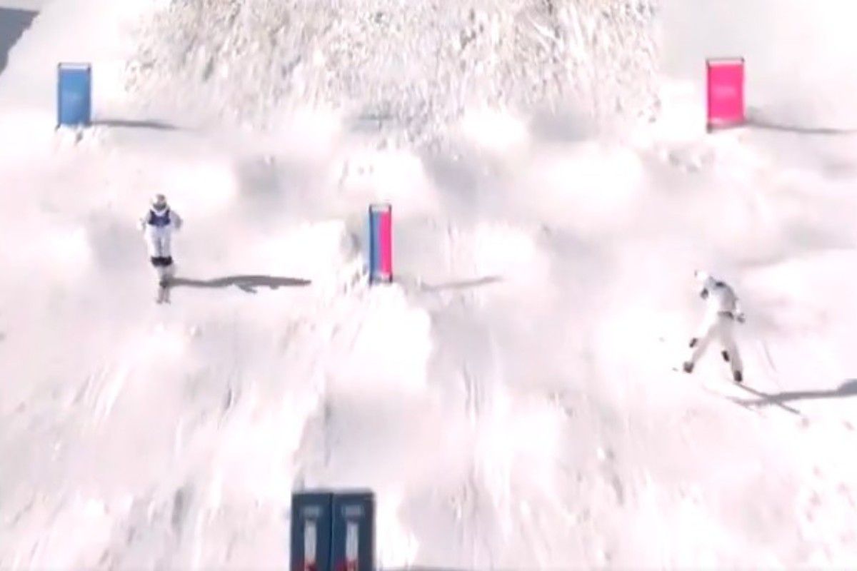 Ιάπωνας σκιέρ χάρισε την πιο viral σκηνή στους Χειμερινούς Ολυμπιακούς Αγώνες (vid)