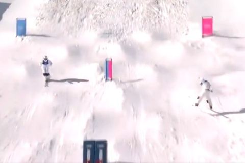 Ιάπωνας σκιέρ χάρισε την πιο viral σκηνή στους Χειμερινούς Ολυμπιακούς Αγώνες (vid)