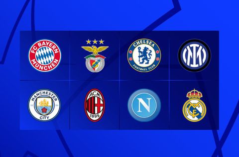 Οι οκτώ ομάδες που πέρασαν στα προημιτελικά του Champions League