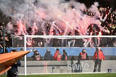 Σοβαρά επεισόδια στο Μονπελιέ - Σεντ Ετιέν και οριστική διακοπή (vid)