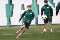 Μέρος της προπόνησης του Παναθηναϊκόυ ο Ντέσερς