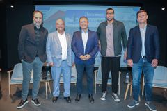 Παρουσίαση του 7ου FIBA 3X3  Stoiximan AegeanBall Festival - Μπάσκετ με φόντο το Αιγαίο