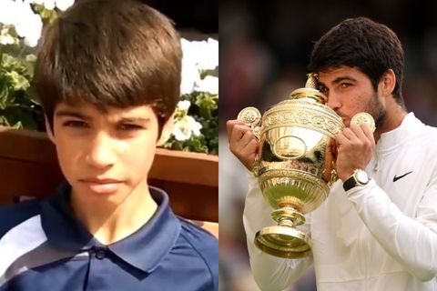 Όταν ο 12χρονος Αλκαράθ ονειρευόταν το Wimbledon... (vid)