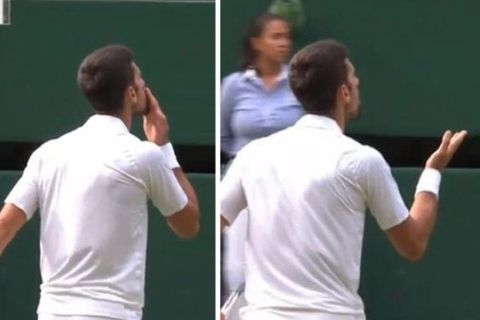 Ο Τζόκοβιτς έστειλε φιλάκια στο κοινό που τον γιούχαρε στον τελικό του Wimbledon με τον Αλκαράθ
