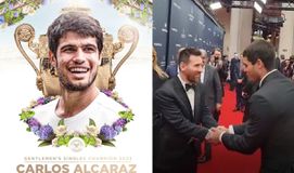 Όταν ο νέος βασιλιάς του τένις Κάρλος Αλκαράθ συνάντησε εκστασιασμένος τον βασιλιά του ποδοσφαίρου Λιονέλ Μέσι (vid)