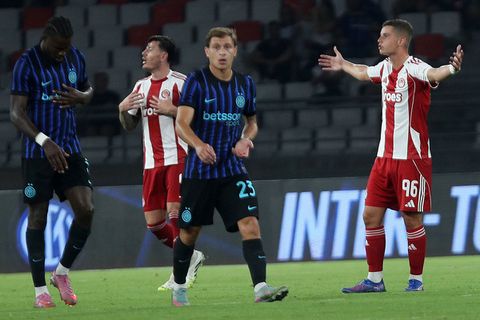 Φινάλε με ήττα από την Ίντερ για τον Ολυμπιακό, θετική η εικόνα του πρώτου 45λεπτου