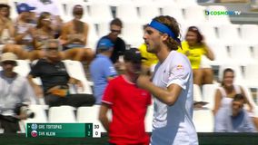 Απολαυστικός πόντος Τσιτσιπά - Απίθανες άμυνες από Κλέιν