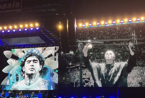 Oι Oasis αφιέρωσαν το Live Forever στον Μαραντόνα και αποθεώθηκαν στο Μπουένος Άιρες (vid)