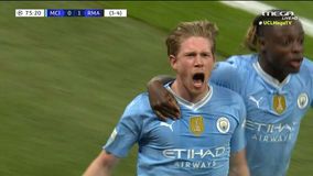 Ο Ντε Μπρόινε πήρε το ριμπάουντ, έκανε το 1-1 και προκάλεσε... χαμό στο «Έτιχαντ» (vid)