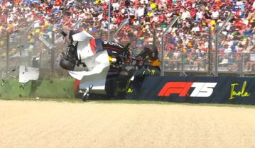 Σοκαριστικό ατύχημα για τον Τσουνόντα στις κατατακτήριες της Ίμολα (vid)