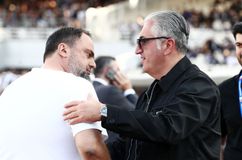 Στο ΟΑΚΑ ο Βαγγέλης Μαρινάκης, τα είπε με Μπούση και Γκαγκάτση (pics & vid)