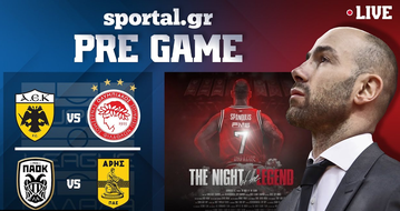 Pre Game των ντέρμπι με Τσίλη, Βερβελέ, Τσαλγατίδη, Σαββόπουλο και ζωντανή σύνδεση με ΣΕΦ