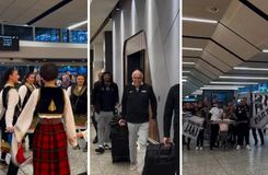 H θεαματική υποδοχή της Παρτίζαν από σερβική κοινότητα στην Μελβούρνη ενόψει του τουρνουά «Παύλος Γιαννακόπουλος» (vid)