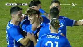 Σέντρα - σουτ από τον Κωνσταντέλια και 1-0 η Ελλάδα