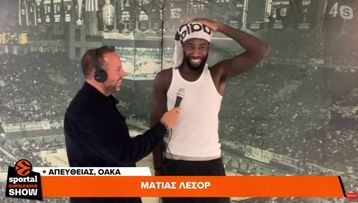 Επικός Λεσόρ στο Sportal Euroleague Show: «Θέλω 2-3 ώρες για να στεγνώσει το μαλλί μου» (vid)