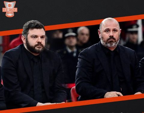 Ο Γιώργος Μποζίκας και ο Στέφανος Τριαντάφυλλος έγιναν μέλη της Ένωσης Προπονητών της EuroLeague