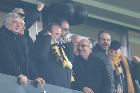 Οι πανηγυρισμοί του Μάριου Ηλιόπουλου στα γκολ της ΑΕΚ (gallery)