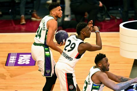 Οι Antetokounbros ενώνουν τις δυνάμεις τους και διεκδικούν τρόπαιο τη δεύτερη All-Star μέρα