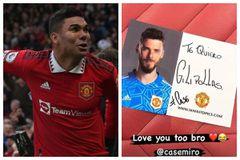 «Σ' αγαπάω μα@@@α»: Μήνυμα... έπος του Κασεμίρο προς τον Ντε Χέα