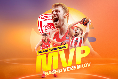MVP της σεζόν στην Euroleague o Βεζένκοφ