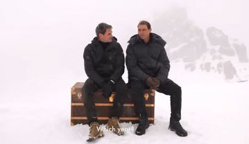 Έπος: Φέντερερ και Ναδάλ πήραν τα... βουνά για χάρη της Louis Vuitton