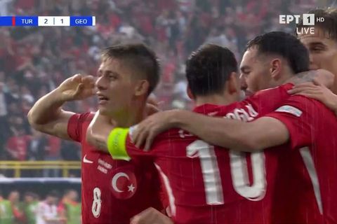 Νέα απίστευτη γκολάρα για τους Τούρκος: Ο Γκιουλέρ με τρομερή σουτάρα εκτός περιοχής έκανε το 2-1 (vid)
