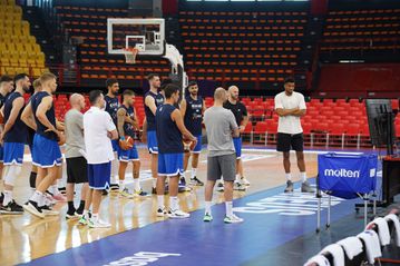 Στην προπόνηση της εθνικής ο Αντετοκούνμπο