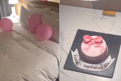 Το ροζ δωμάτιο του Παπανικολάου στο Άμπου Ντάμπι (vid)