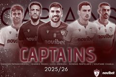 Η ΑΕΛ ανακοίνωσε τους αρχηγούς τους για τη σεζόν 2025-26