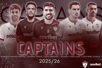 Η ΑΕΛ ανακοίνωσε τους αρχηγούς τους για τη σεζόν 2025-26