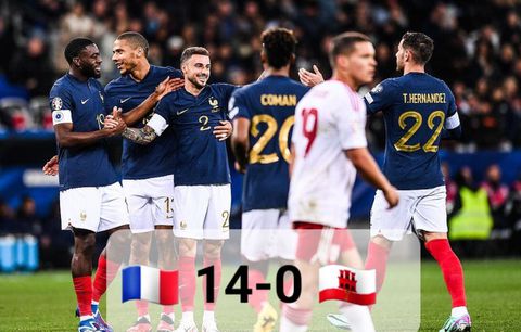 Η Γαλλία έσπασε το ρεκόρ της μεγαλύτερης νίκης στα προκριματικά του Euro