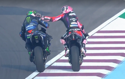 Απίθανο σκηνικό στο MotoGP του Κατάρ: Οδηγοί συγκρούστηκαν κι ο ένας απάντησε με σφαλιάρα στο κράνος! (vid)