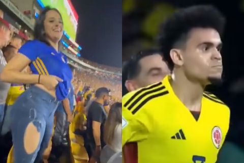 Τρελάθηκε η Κολομβιανή στα γκολ του Ντίας επί της Βραζιλίας κι έμεινε ημίγυμνη (vid)