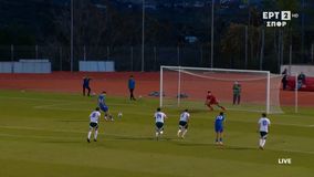 Το 3-0 της Εθνικής Ελπίδων από τον Τζίμα με εκτέλεση πέναλτι α λα Πανένκα