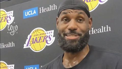 Απολαυστικός Λεμπρόν: «Χαρούμενος που καθόμουν στον καναπέ, δεν μου έλειψε καθόλου αυτό» (vid)