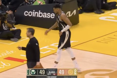 H στιγμή του τραυματισμού του Γιάννη Αντετοκούνμπο (vid)