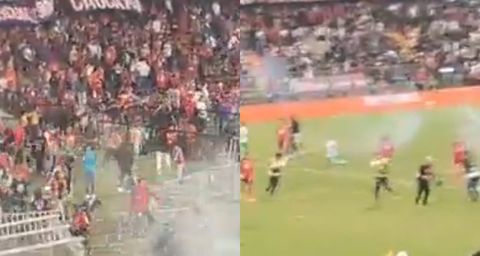 Σοκαριστικές σκηνές βίας στον τελικό του Κυπέλλου Κολομβίας (vid)