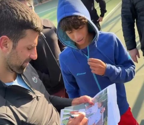 Ο Τζόκοβιτς αποθέωσε τον Ραφαήλ Παγώνη!