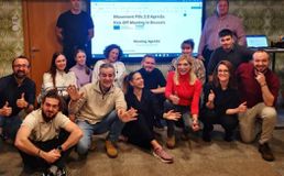 Η παρουσίαση του ερασιτέχνη Ολυμπιακού για το πρόγραμμα Movement Pills στις Βρυξέλλες