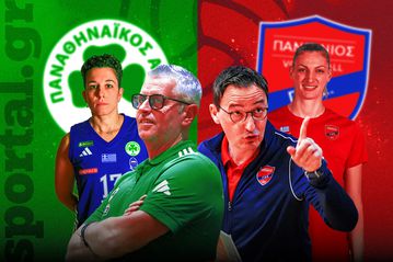 Παναθηναϊκός - Πανιώνιος: Όλα έτοιμα για τον ιστορικό ελληνικό ημιτελικό του CEV Challenge Cup!