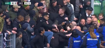 Οπαδός της Γκρόνιγκεν χτύπησε με γροθιά παίκτη της ομάδας του! (video)