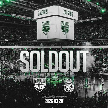 Νέο διαδοχικό sold out στη Zalgirio Arena (pic)